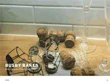 Tablet Screenshot of busbybakes.com